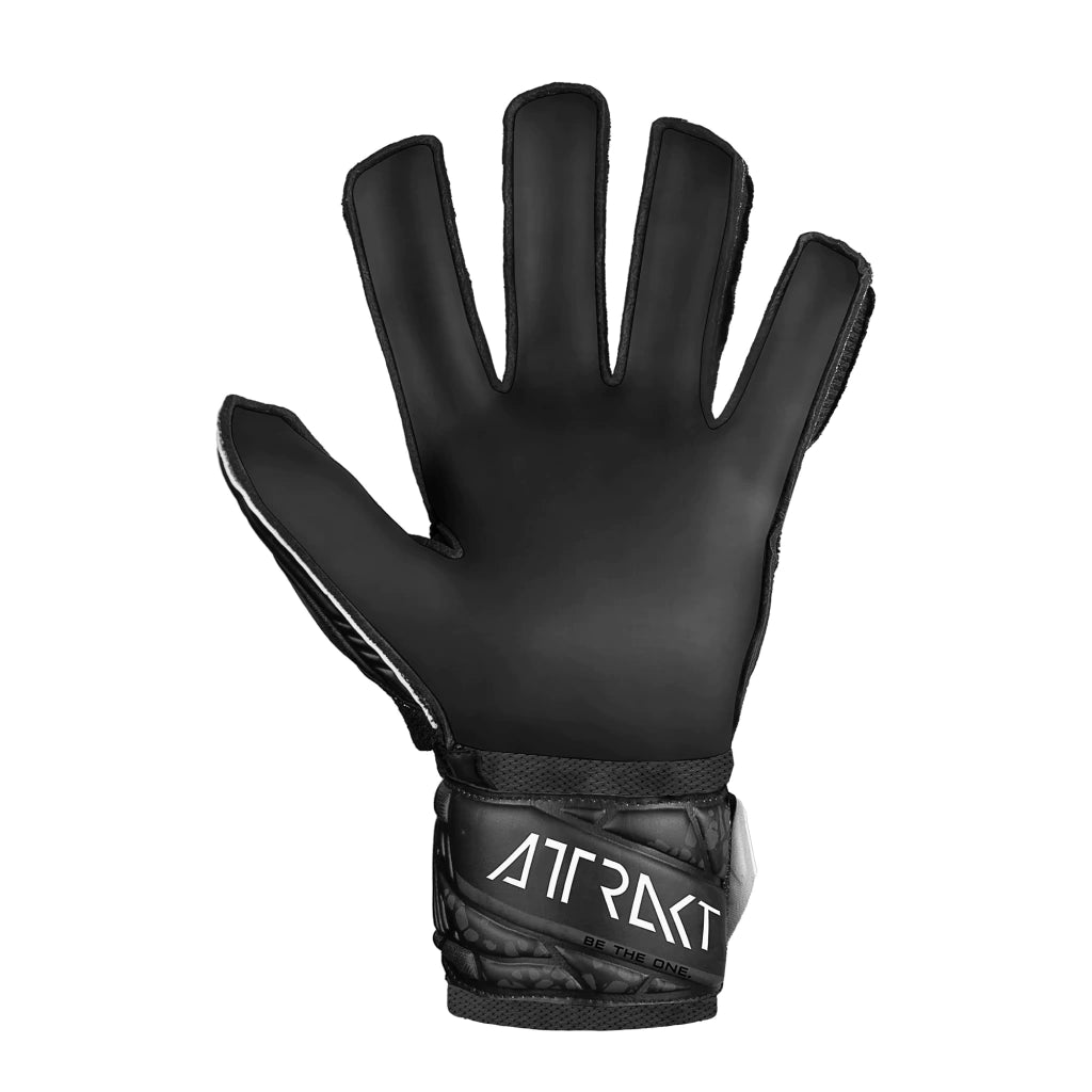 Reusch Attrakt Solid Finger Support – Guante de Arquero Negro