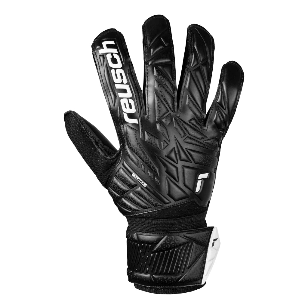 Reusch Attrakt Solid Black — Guante de Arquero
