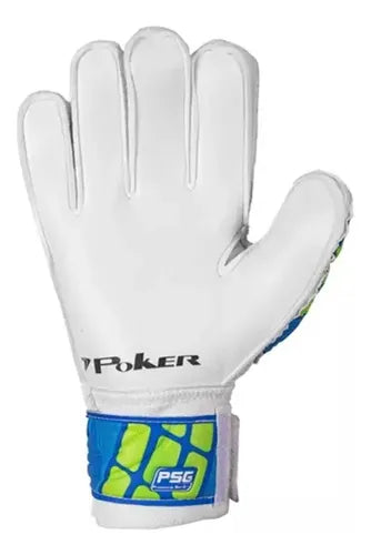 Guantes Profesional Poker Classical Azul