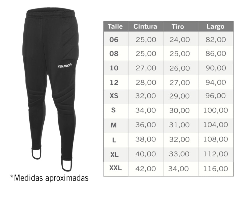 Pantalon de Arquero Reusch Prince Park chupin