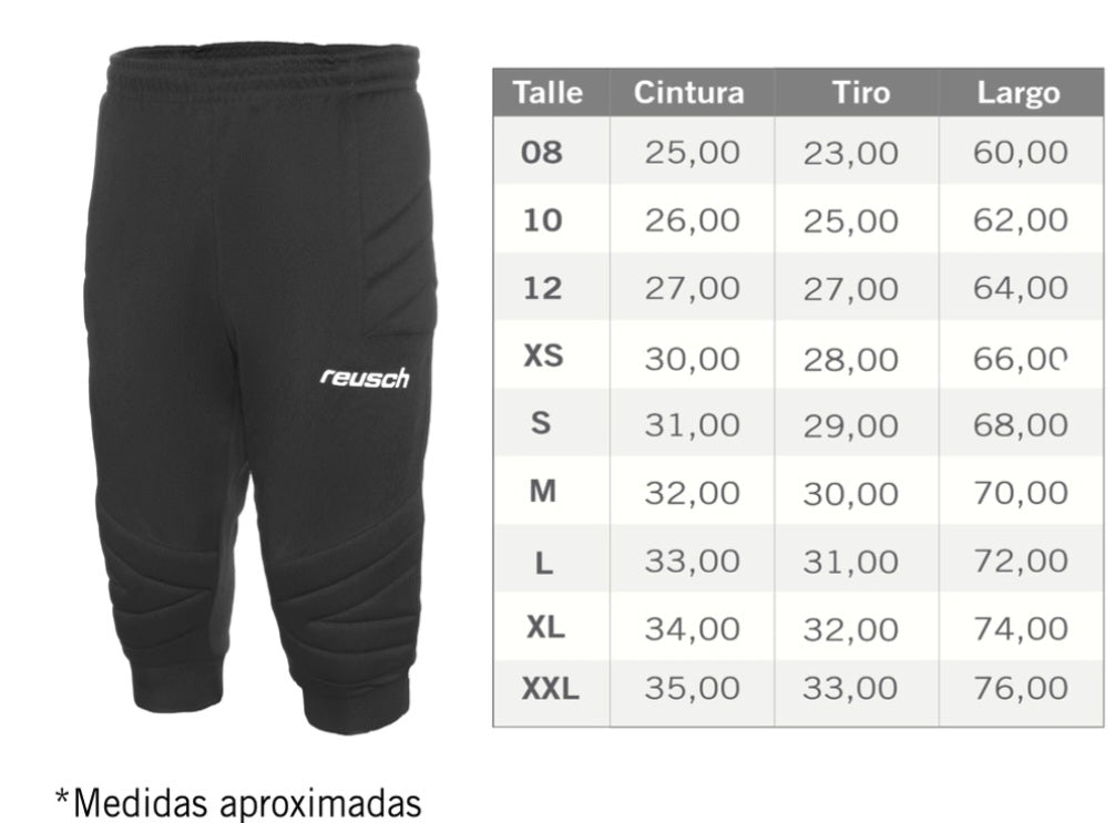 Pantalón de Arquero Reusch Prince Park 3/4