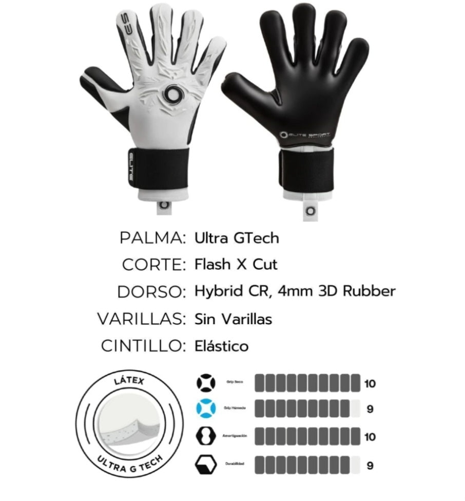 Guantes Profesional Élite Sport Revolution X Combi White