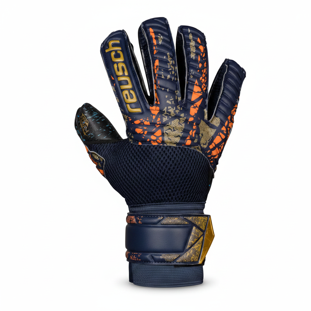Reusch Attrakt Azul - Dedos